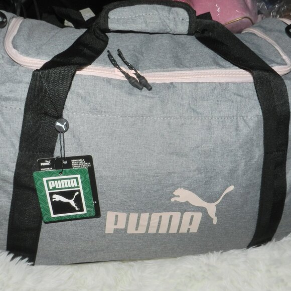PUMA EVERCAT DEFENSE DUFFLE BAG GREY/LIGHT PINK🆕FAST😮‍💨⚡🚚 - Picture 4 of 15
